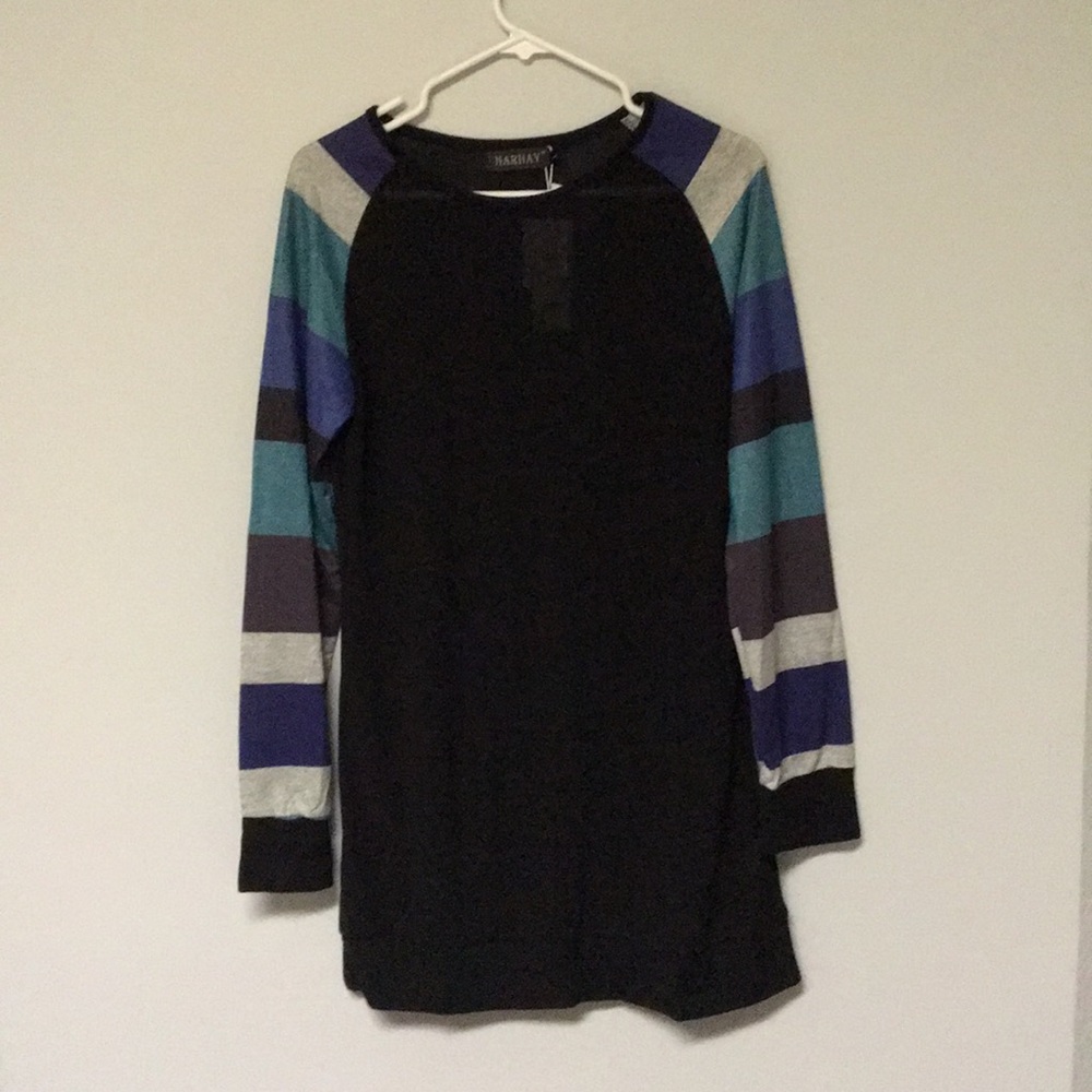 Long-Sleeved Midi Dress